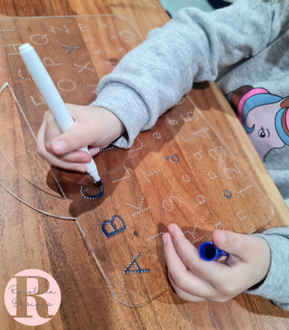 Acrylic Learning Alphabet Board