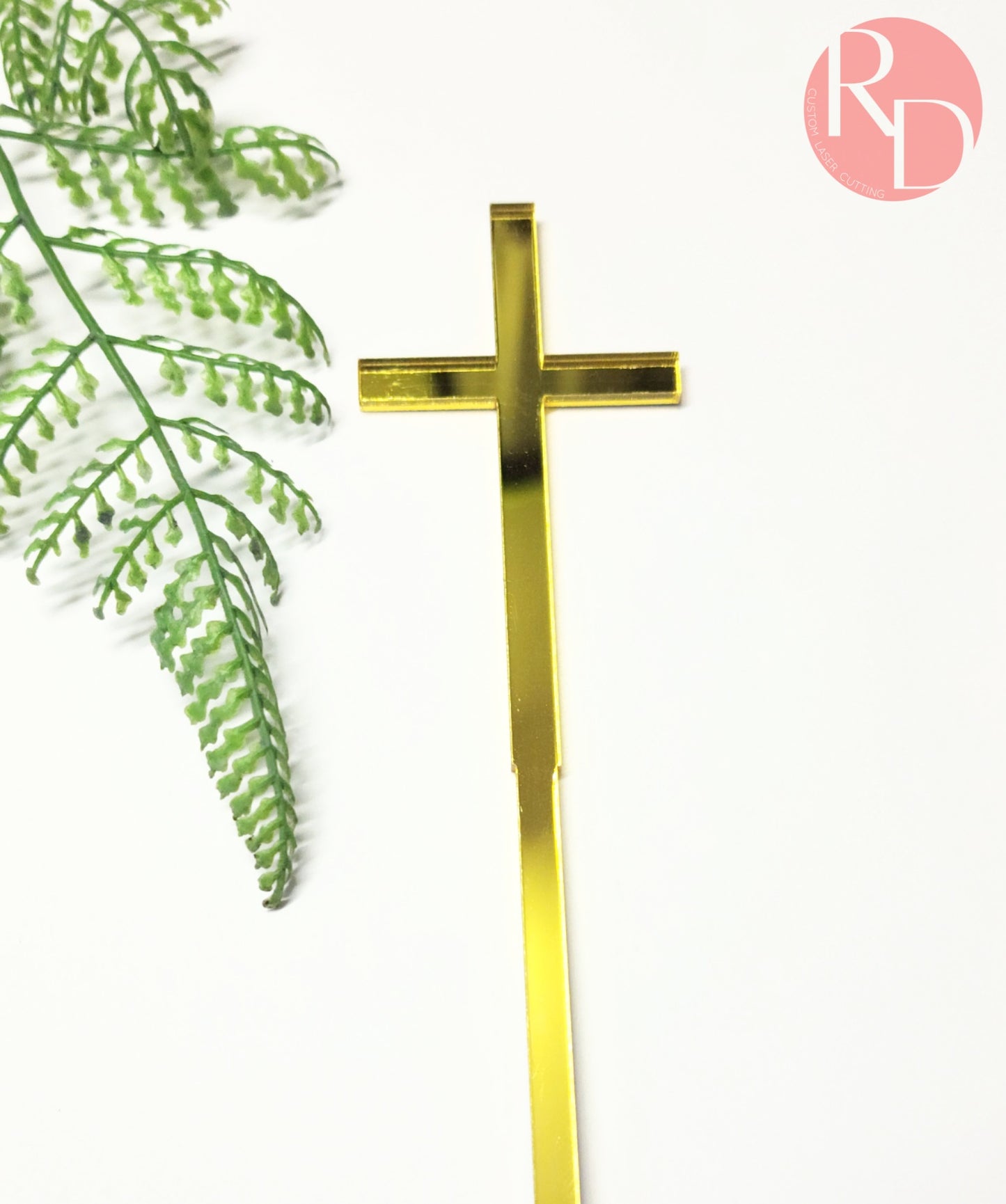 Acrylic Cross Cake Topper