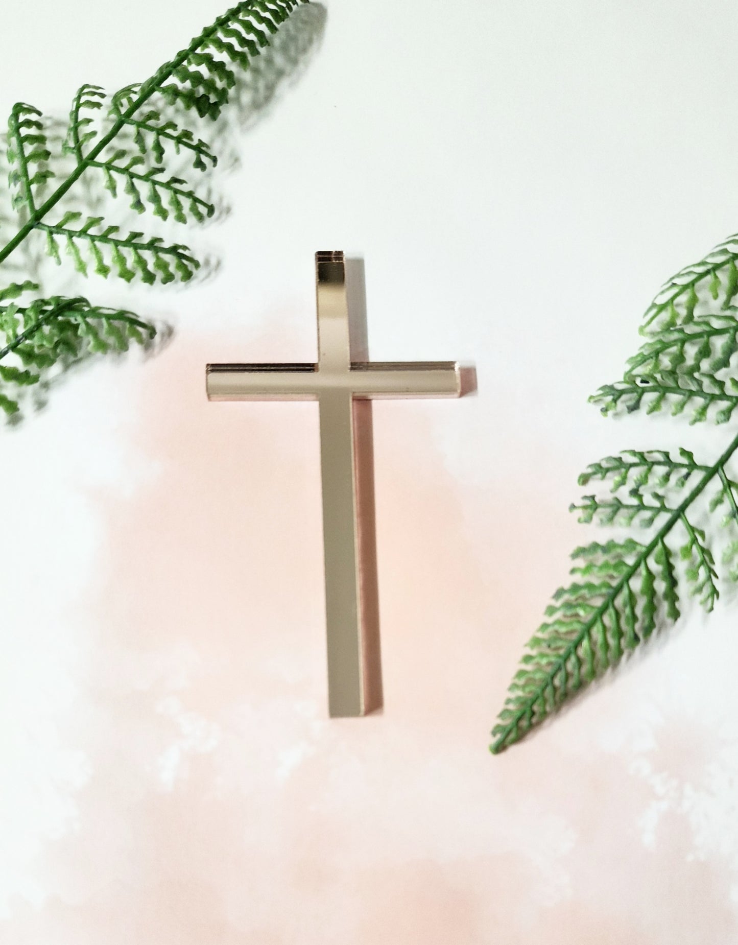 Acrylic Cross Cake Topper